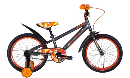 Велосипед 18" Formula SPORT 2022 (серый с оранжевым)