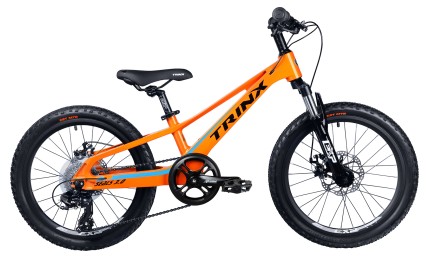 Подростковый велосипед 20" Trinx SEALS 3.0 2022 Orange-Black-Blue (10700156)