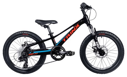 Подростковый велосипед 20" Trinx SEALS 3.0 2022 Black-Red-Blue (10700157)