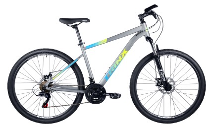 Велосипед 27,5" Trinx M116 Elite 2022 Grey-Blue-Yellow (10700173)