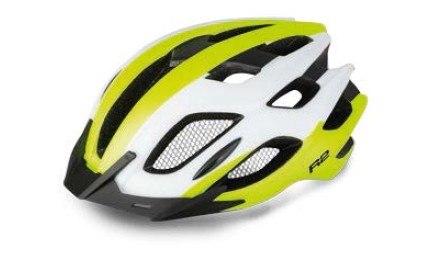 Шлем R2 TOUR белый / неоново-желтый / черный глянец L (58 - 61 см)