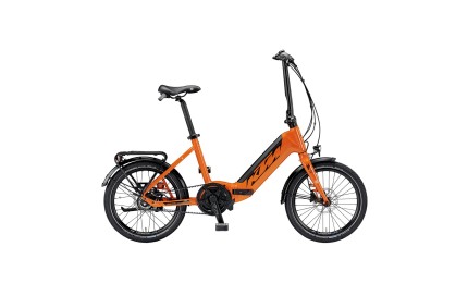 Электровелосипед KTM MACINA FOLD 20" помаранчевий (чорний), 2021