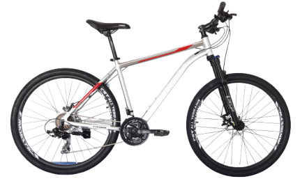 Велосипед 27,5" Trinx M116 Elite рама-17" Silver-White-Red M (10700042)