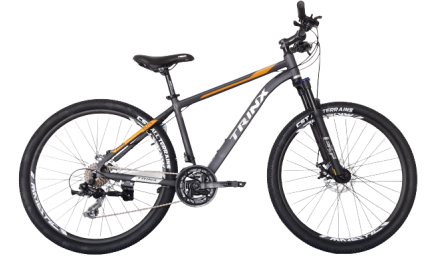 Велосипед 27,5" Trinx M116 Elite рама-19" Matt-Grey-Orange-Grey L (10700043)