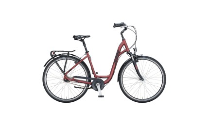 Велосипед KTM CITY LINE 28" рама W46, бордовий (чорно-сірий), 2021