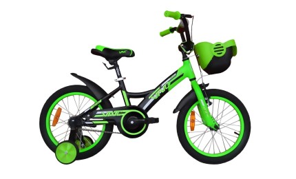 Велосипед VNC 21' 16" Wave, 1619-GA-BG, black/green (shiny), 22см