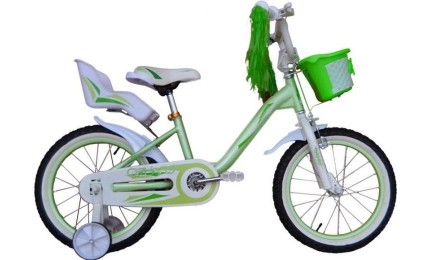 Велосипед VNC 16" Melany, 1617-FS-GW, green/white (shiny), 22см