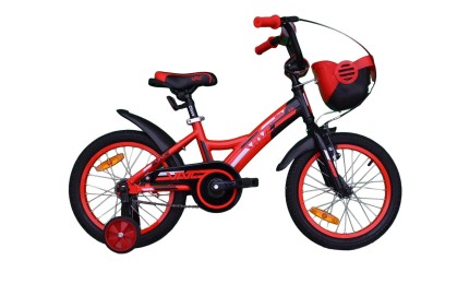 Велосипед VNC 16" Wave, 1619-GA-RB, red/black (shiny), 22см