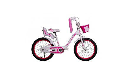Велосипед VNC 18" Melany, 1817-FS-WP, white/pink (shiny),24см