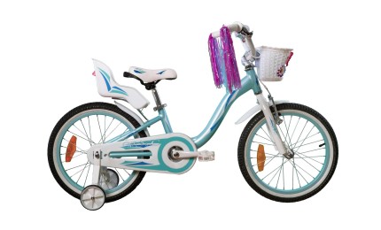 Велосипед VNC 20" Miss, 2019-FA-BW, blue/white (shiny), 30см