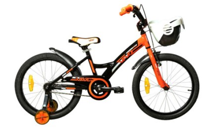 Велосипед VNC 20" Wave, 2019-GA-BO, black/orange/white (shiny). 30см