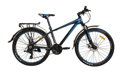 Велосипед VNC 26" Expance A3, 26-EXA3-38-BB, black/blue (matt). 38см