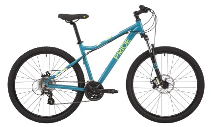 Велосипед 27,5" Pride Stella 7.2 рама - S бірюза/лайм 2020