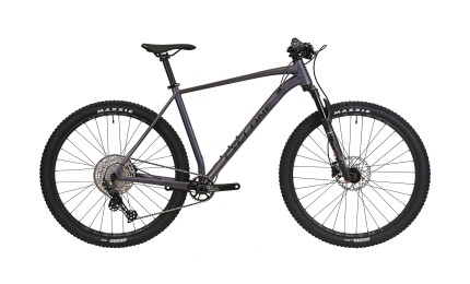 Велосипед 29" CYCLONE ALX рама - L серый/фиолетовый матовый