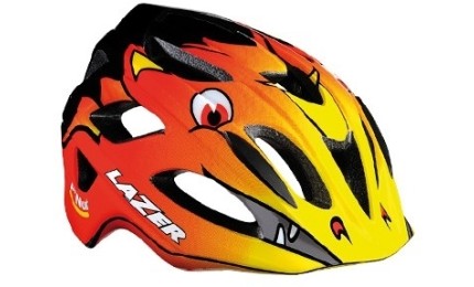 Шлем детский P'NUT пламя дракона оранжевый (46-50) XS