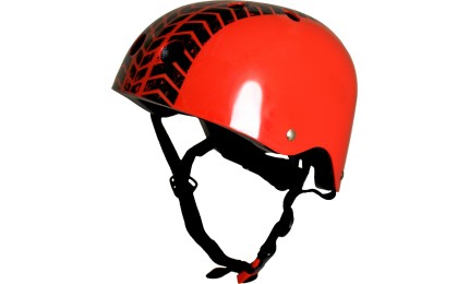 Шлем детский Kiddimoto красно-черный (48-53) S
