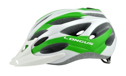 шлем LONGUS AVIAX InMold с сеткой бело-зеленый (54-58) S/M