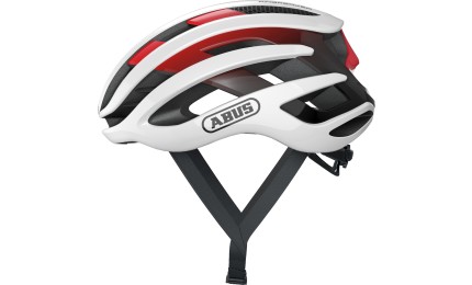 Велосипедний шолом ABUS AIRBREAKER White Red M (52-58 см)