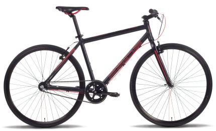 Велосипед 28'' Pride BULLET рама - 20" черно-красный матовый