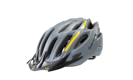 Шлем Green Cycle Rock серо-желтый (54-58)