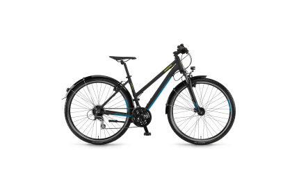 Велосипед Winora Vatoa 24 women Acera19 28", рама 48 см, черный матовый, 2019