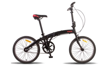 Велосипед PRIDE MINI 3sp 20'' черно-красный