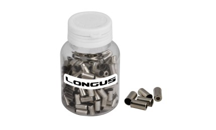 Концевик Longus рубашки тормозного троса, метал (200шт)