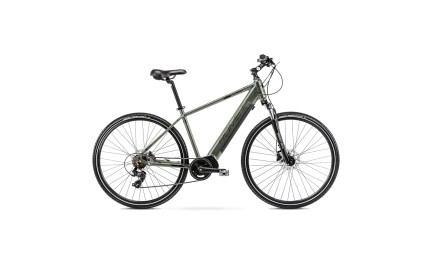 Электровелосипед 28" ROMET ORKAN M e-bike 1 Renthion 320 Wh зелено-черный 22 L
