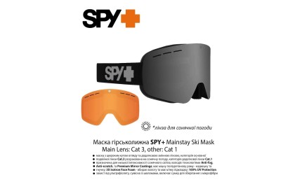 Маска горнолыжная SPY+ Mainstay Ski Mask 