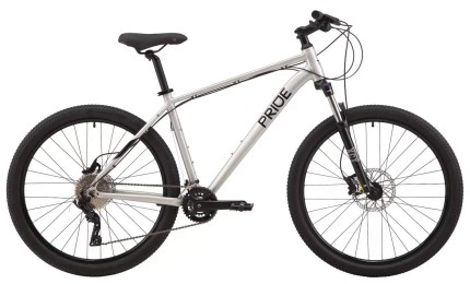 Велосипед 27,5" Pride MARVEL 7.3 рама - L 2022 серый (тормоза SRAM, задний переключатель и манетка - MICROSHIFT)