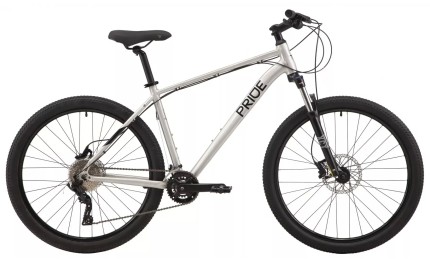 Велосипед 27,5" Pride MARVEL 7.3 рама - M 2022 серый (тормоза SRAM, задний переключатель и манетка - MICROSHIFT)
