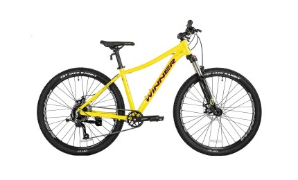 Велосипед 27,5" WINNER ALPINA рама - 14.5" желтый