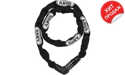 Велозамок ABUS Steel-O-Chain 5805K/110 цепной черный