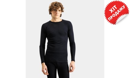 Термобелье Neomondo Men`s Undershirt Black 70% Wool - 30% PES верх
