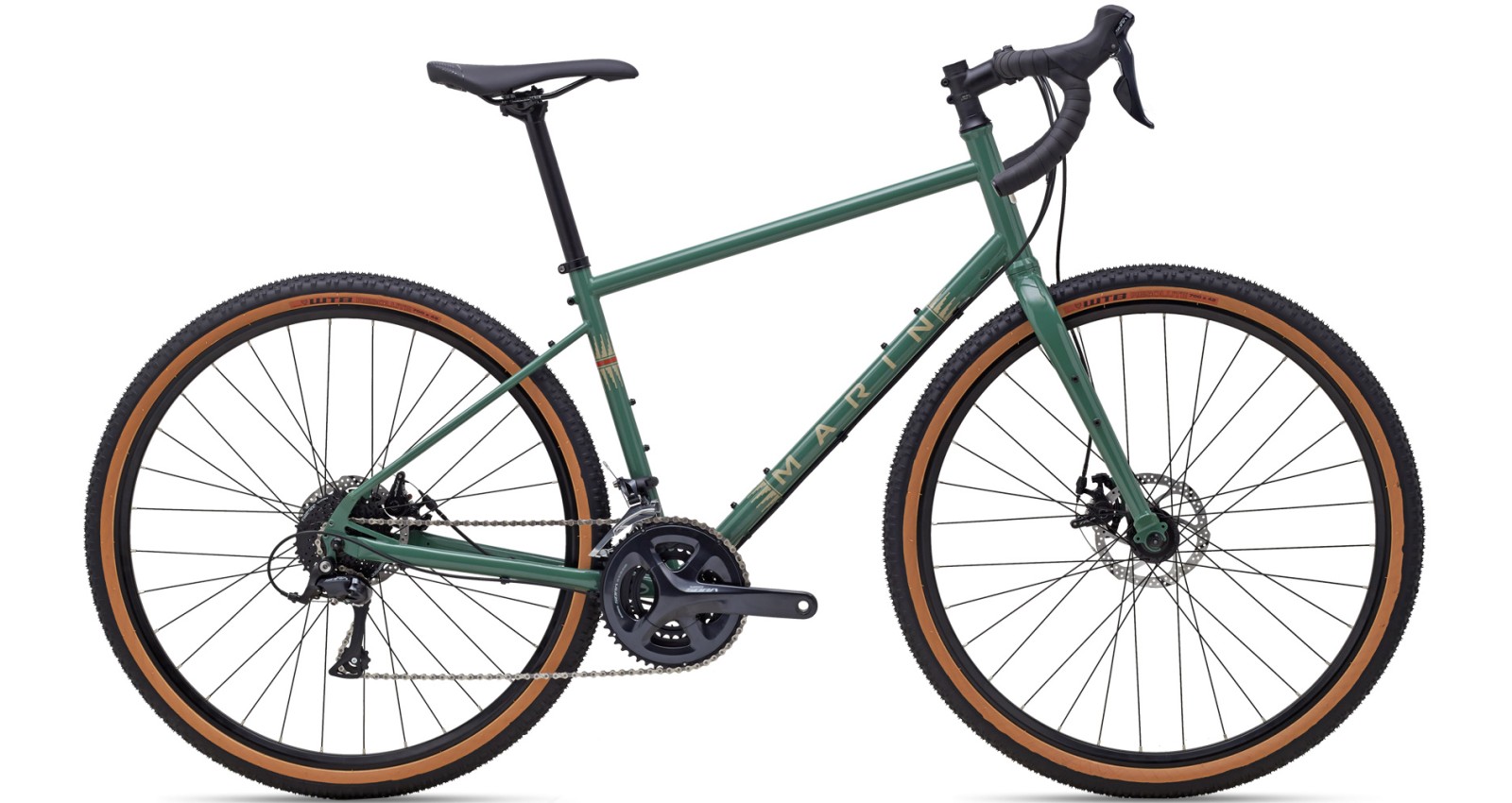 Велосипед Marin FOUR CORNERS 28" Gloss Green/Tan XL - № Фото 1