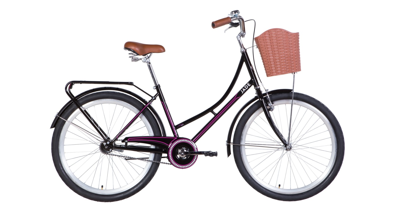 Велосипед 26" Dorozhnik JADE 2021 (черно-розовый)