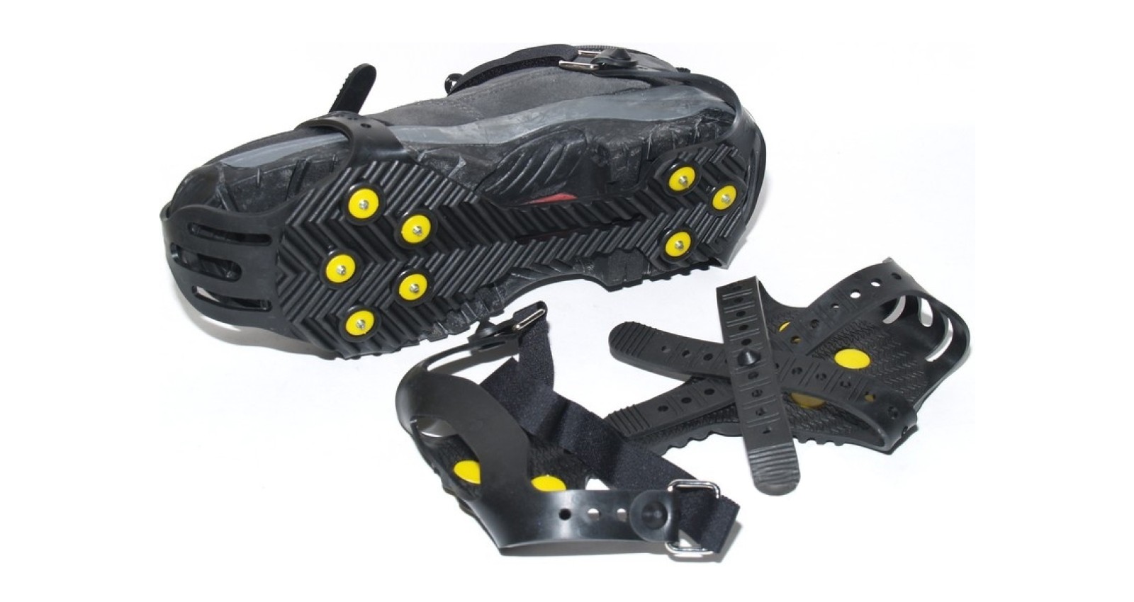 Ледоступы ArtiMate JH-211 с креплением на ремешке (38-46 размер обуви) черный - № Фото 1