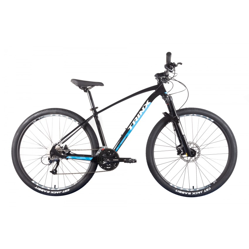 Велосипед 29" Trinx X1 Pro 2022 рама-17" Black-blue-white (10700123)