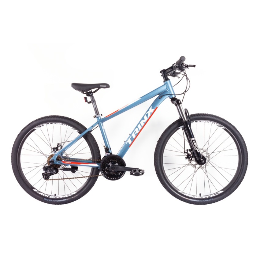 Велосипед 26" Trinx M100 2022 рама-19" Grey-Blue-White (10700162)