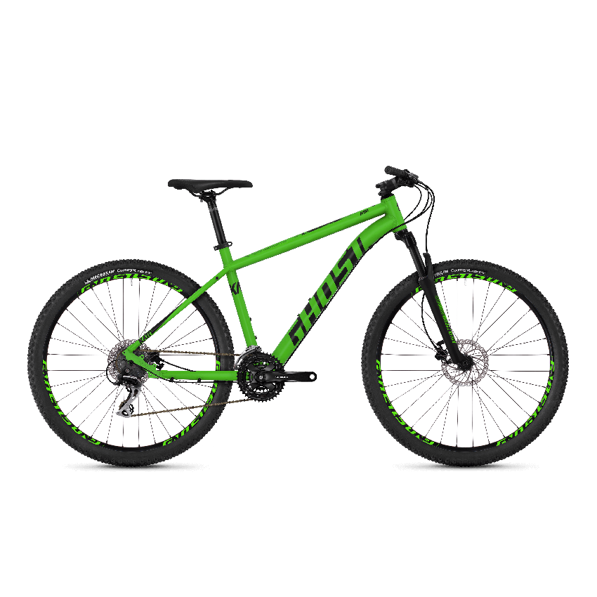 Велосипед Ghost Kato 3.7 27.5", рама M,зелено-чорний, 2019