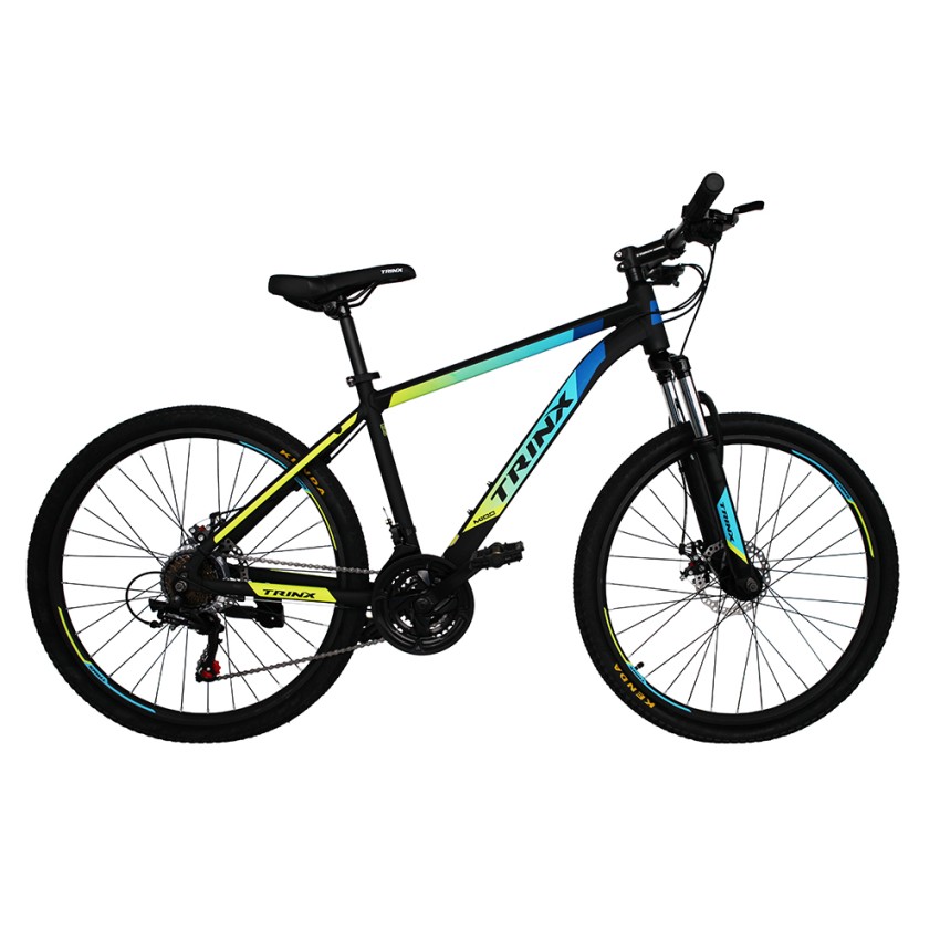 Гірський велосипед MAJESTIC M100 Trinx 26"х19" рама 17 Matte-black-blue-yellow