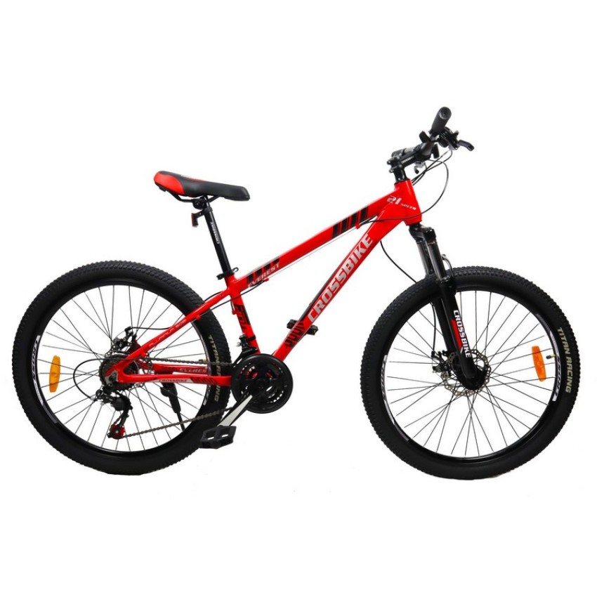 Велосипед 24" CrossBike Everest Рама-11" червоний