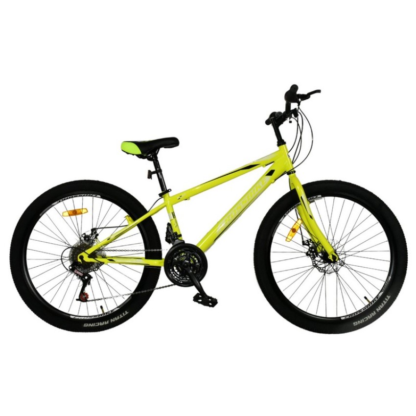 Велосипед 26" CrossBike Spark AD Рама-13" неоновий жовтий