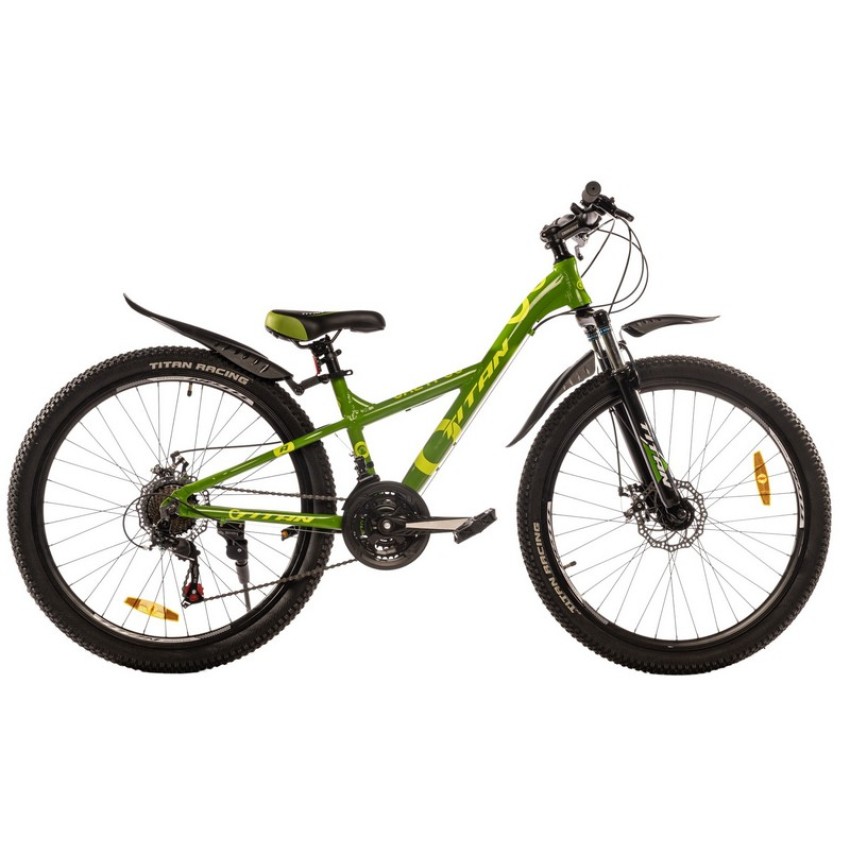 Велосипед 26" Titan Calypso Рама-13" зелено-жовтий