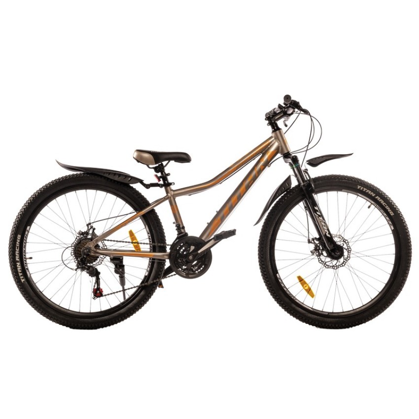 Велосипед 26" Titan Drone Рама-13" сіро-помаранчевий