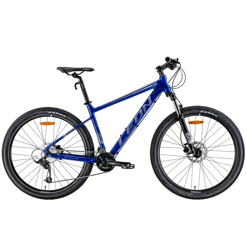 Велосипед 27,5" LEON XC-70 AM Hydraulic lock out HDD 2022 (синій з сірим) рама - 18"