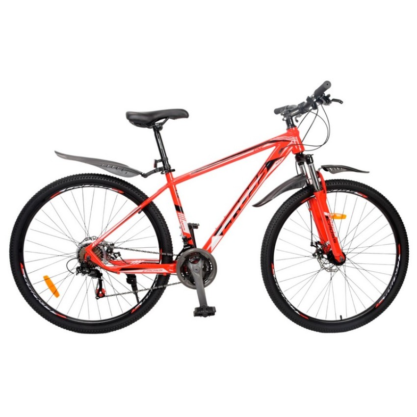 Велосипед 27,5" Cross Kron Рама-17" червоно-чорний
