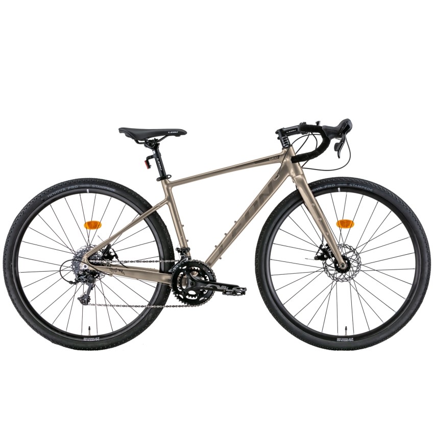 Велосипед 28" LEON GR-90 DD 2022 (бежевий з сірим) рама - S