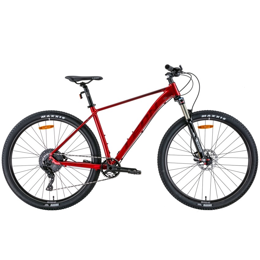 Велосипед 29" LEON TN-40 AM Hydraulic lock out HDD 2022 (червоний з чорним) рама - 21"