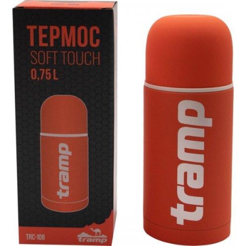 Термос Tramp Soft Touch 0,75 л помаранчевий (TRC-108-orange)